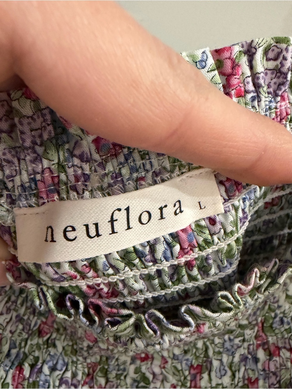 Floral Smocked Neuflora Maxi Dress - Picture 4 of 5